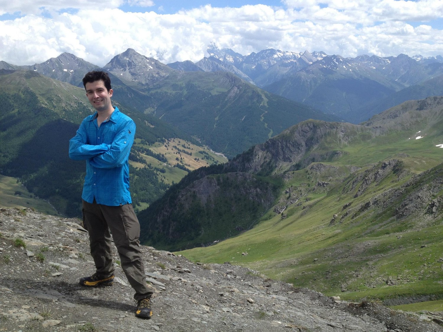 au col du Peas, dans le Queyras