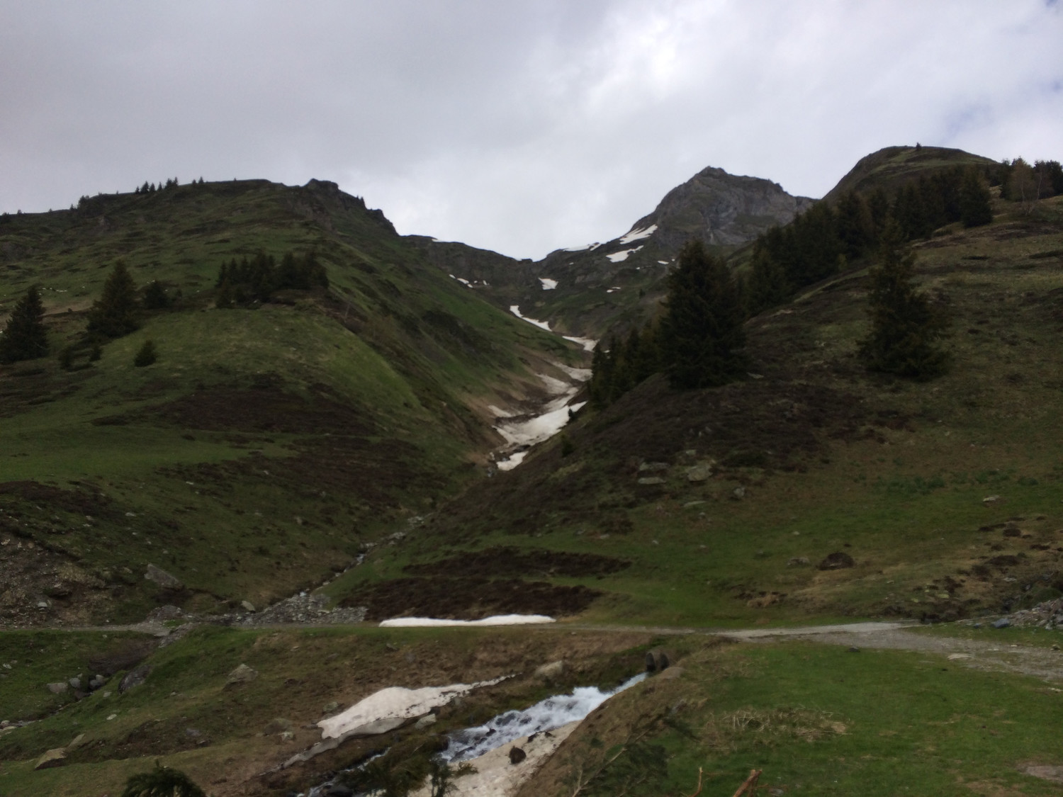 le couloir d'avalanche