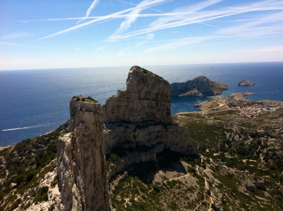 Rocher des Goudes. Beau panorama !