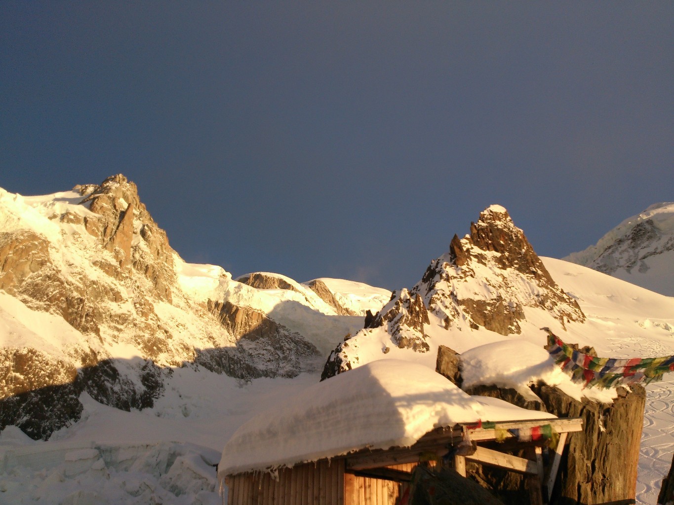 Pano vers le mont-Blanc