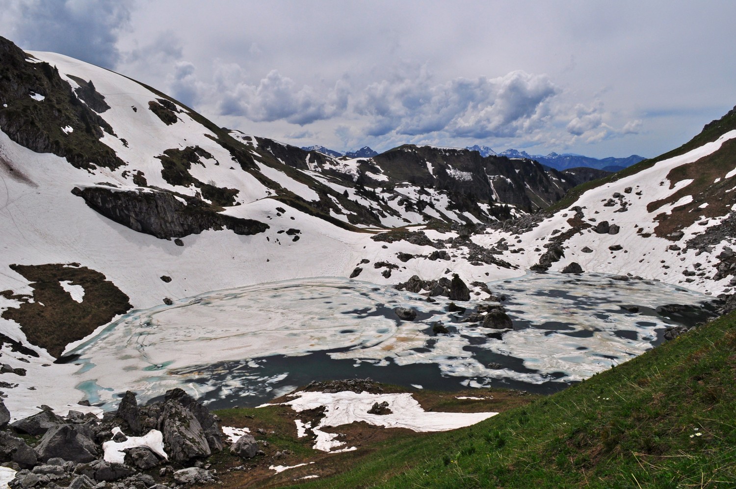 darbon entre neige et eau