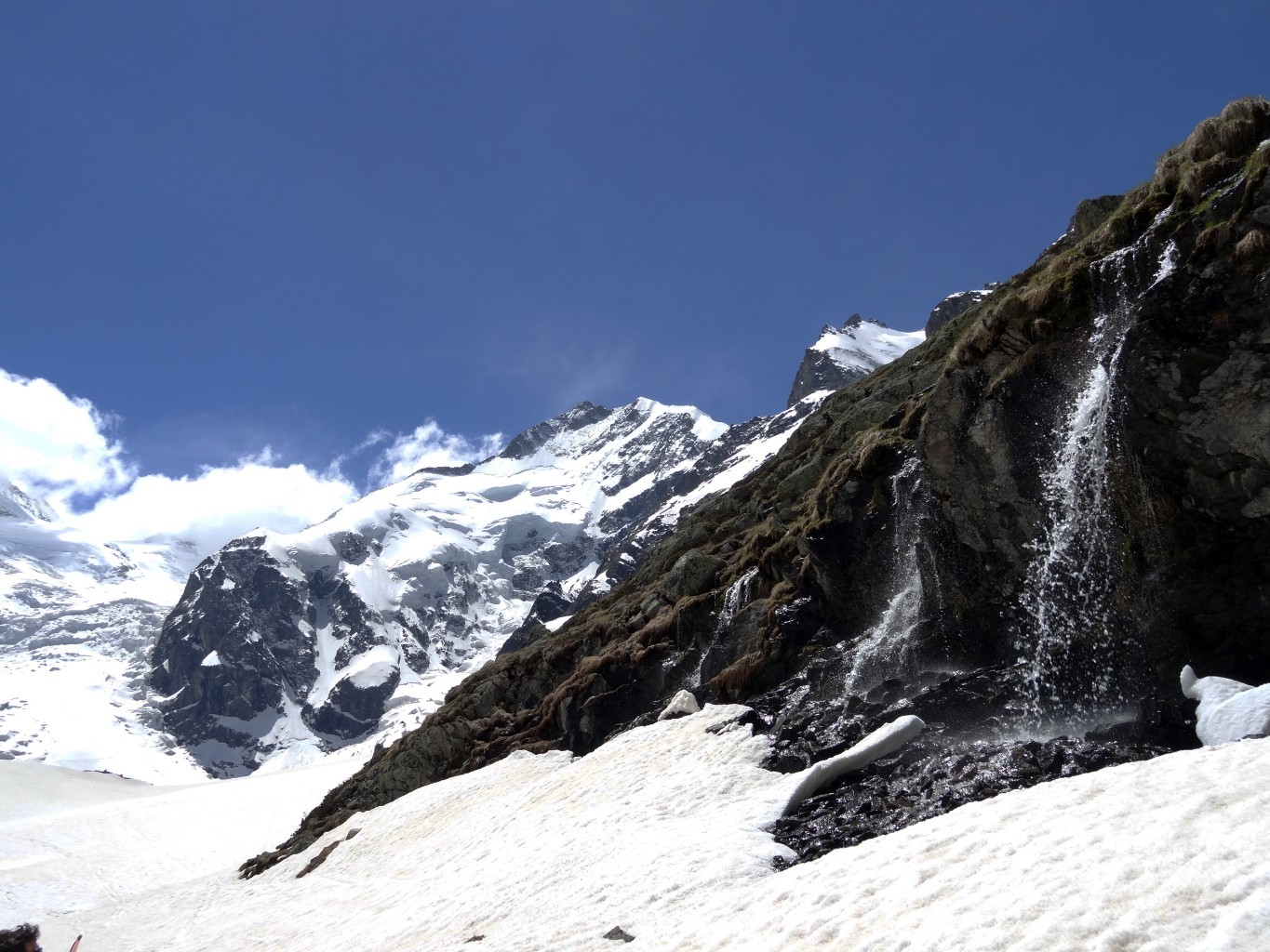 Cascata vicino alla capanna