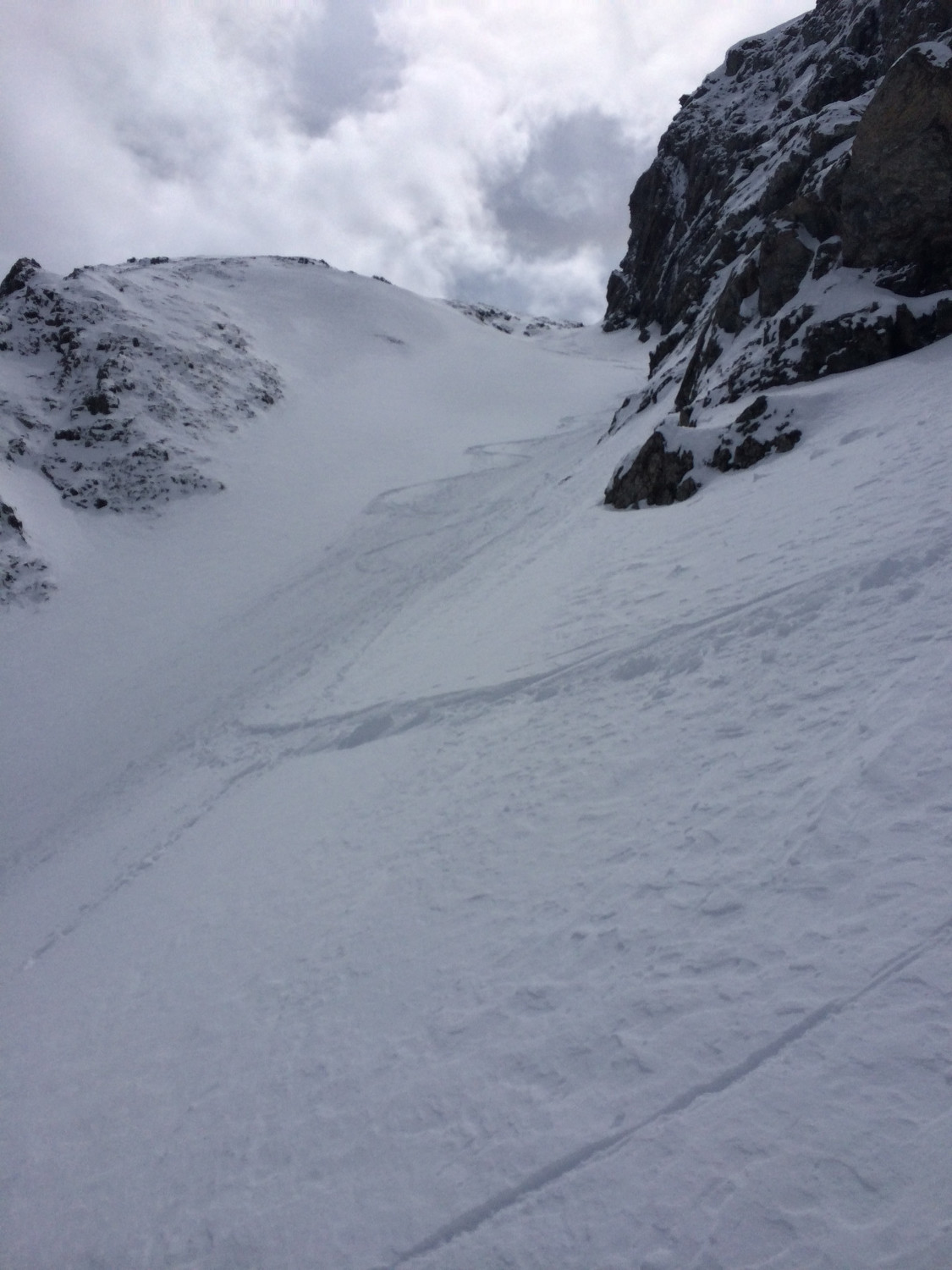 le couloir lors de la remontée