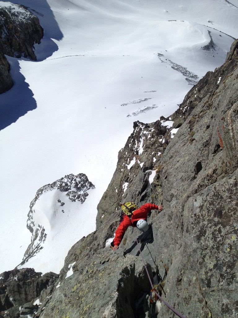 montée à 3è pointe 4b bien "montagne"