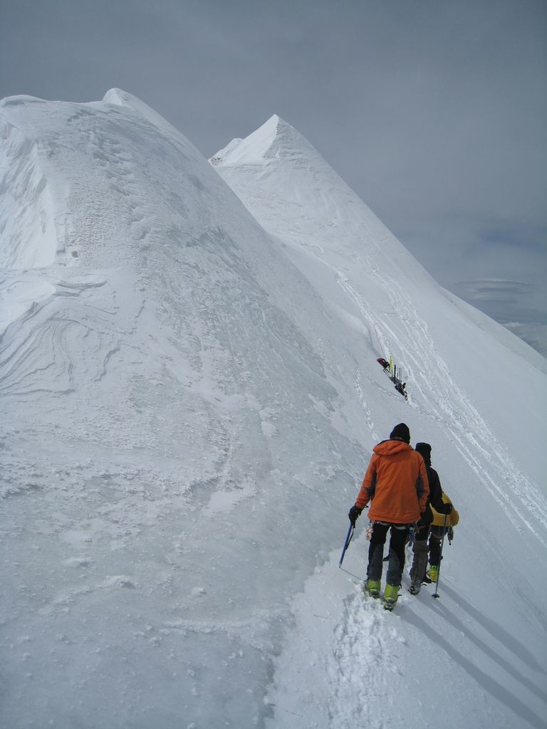 Descente de l'Aiguille du Croissant