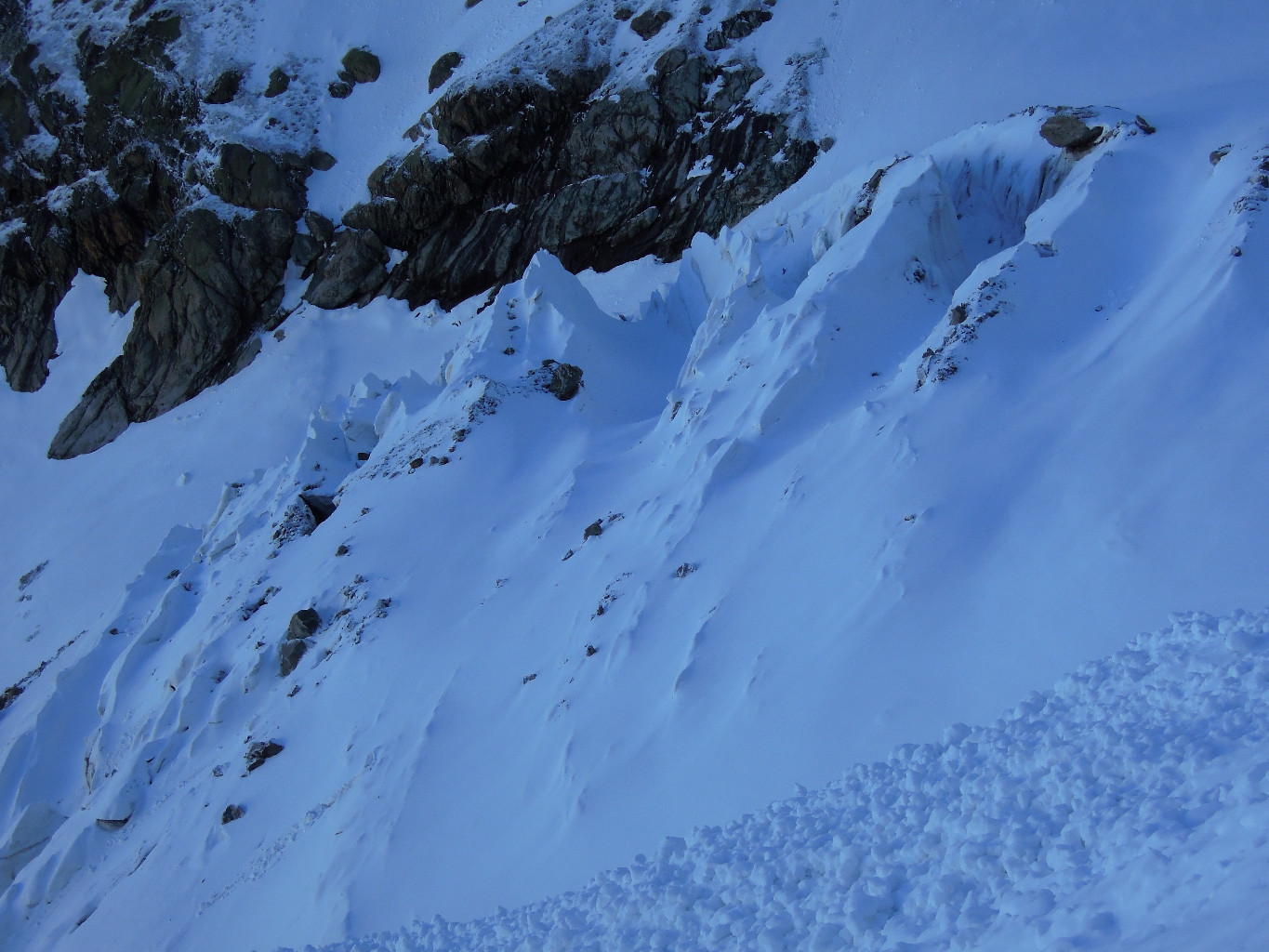 Le front du Glacier de Coste Rouge