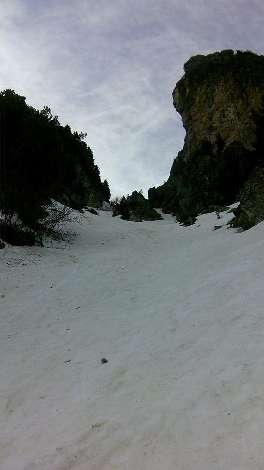 La partie haute du couloir NW