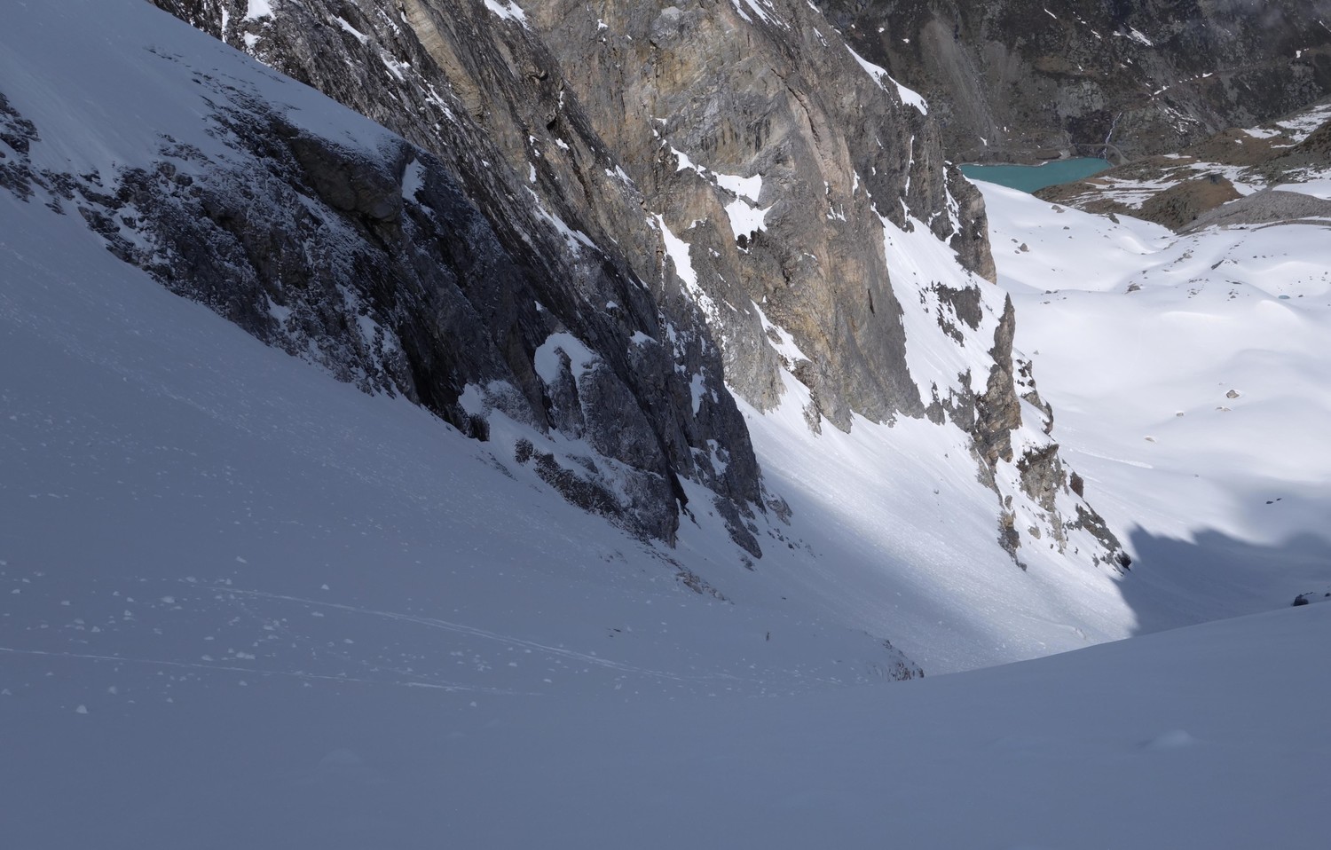 La descente...
