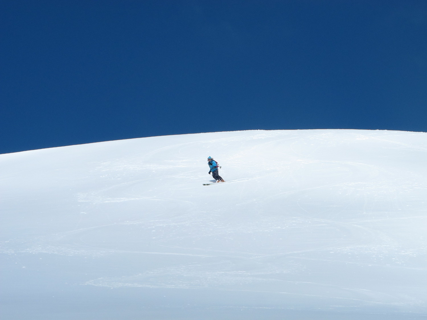 descente du sommet