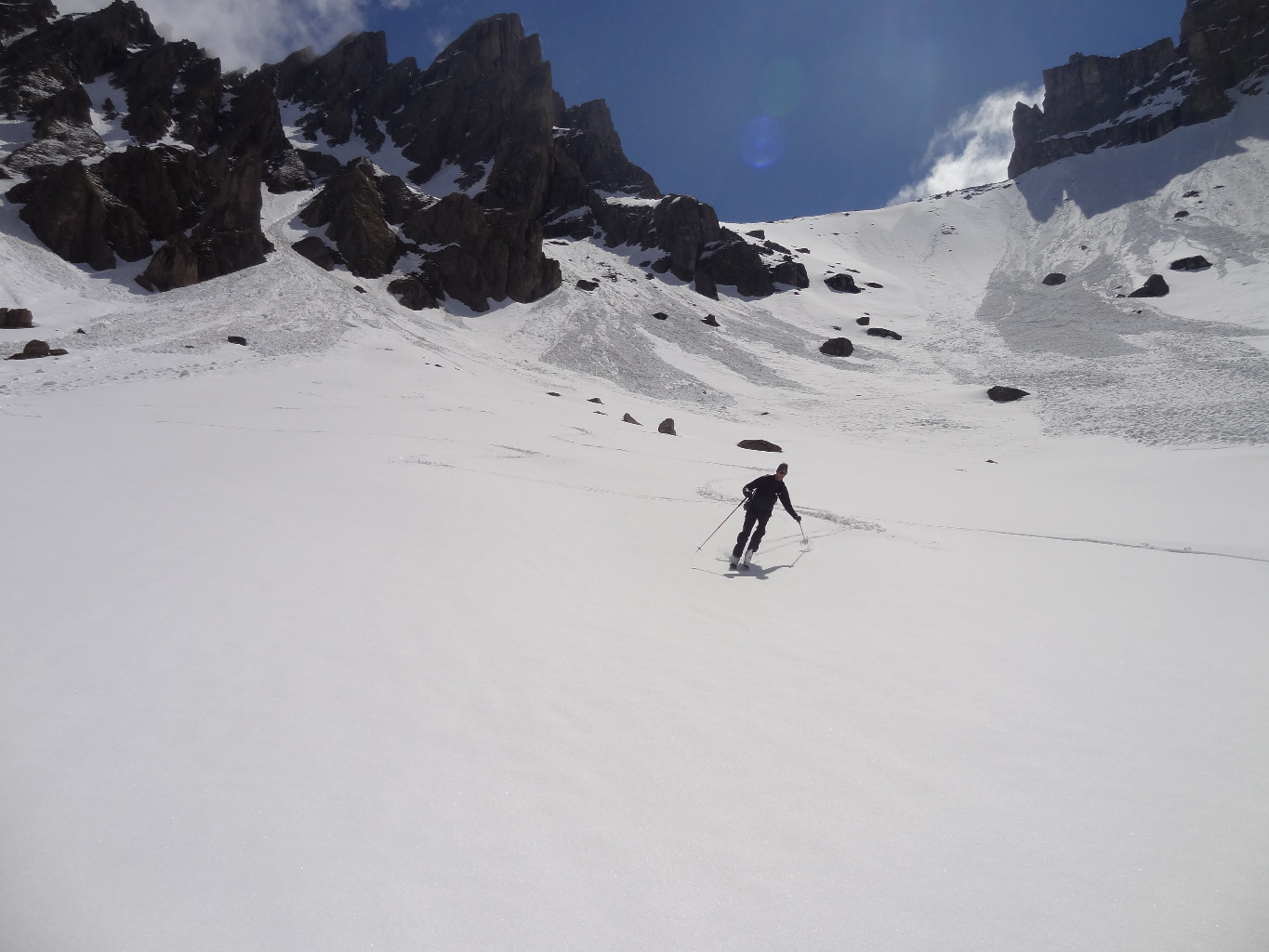 breche de Parozan (Versant W)