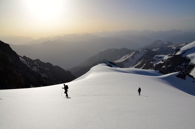 Belles lumière au lever du soleil sur les Agneaux