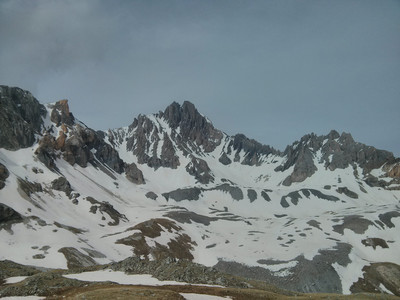 Vallon de la Fournache : col de la Dent Parrachée, Pointe de la Fournache et Brèche de la Loza