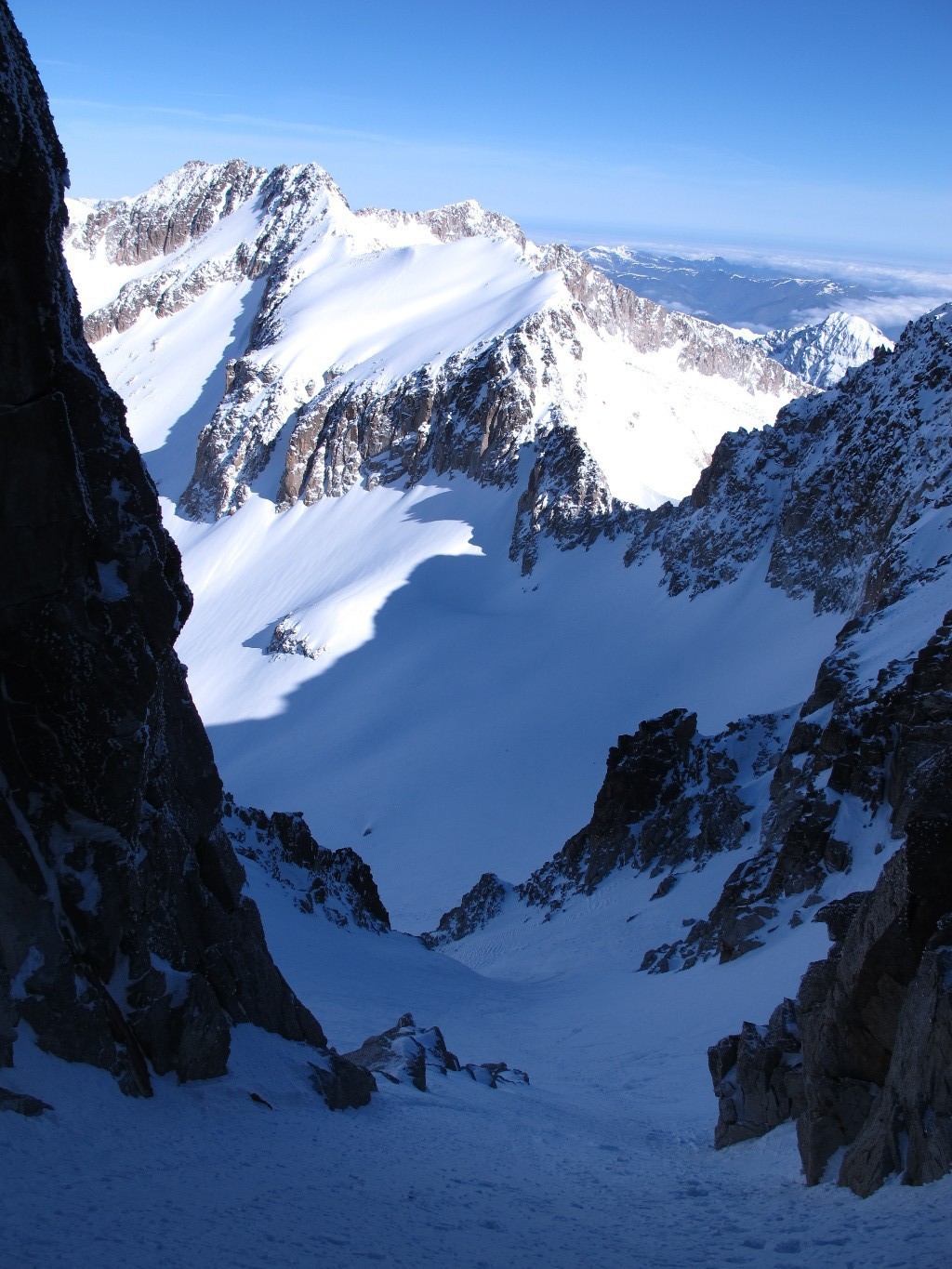 du haut du couloir