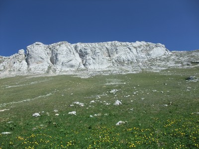 Gerbier : Face ouest - vue d'ensemble Gerbier : Face ouest - vue d'ensemble