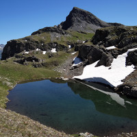 un des lacs d'Arguerey