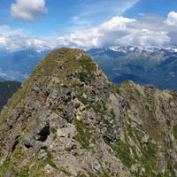 Monte Filone; la quota 2416m, vista da ESE...