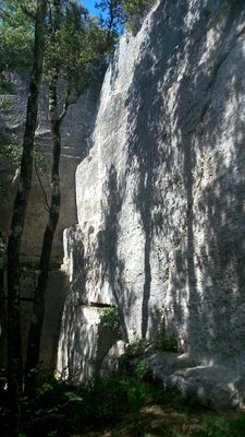 Secteur du Haut, le dièdre sur la gauche