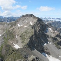 Pic de la Sede et col du Labas depuis le Labas