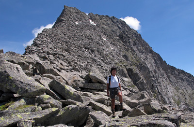 C. d. Gole Larghe; sulla cresta W a quota 2900 m circa... C. d. Gole Larghe; sulla cresta W a quota 2900 m circa...