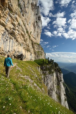 Très belle portion de la vire. Très belle portion de la vire.