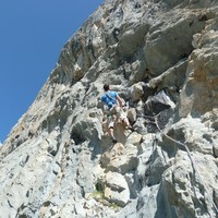 Nico dans L2 de "Coeur à Corps" au Sanetsch, Suisse.