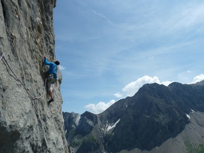 Nico dans L6 de "Coeur à Corps" au Sanetsch, Suisse.