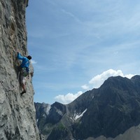 Nico dans L6 de "Coeur à Corps" au Sanetsch, Suisse.