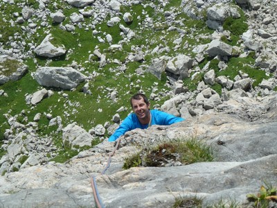 Nico dans L9 de "Coeur à Corps" au Sanetsch, Suisse.