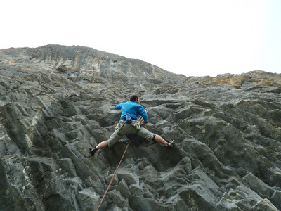Nico dans L1 de "Coeur à Corps" au Sanetsch, Suisse.
