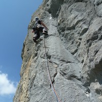 Boris dans L5 de "Coeur à Corps" au Sanetsch, Suisse.