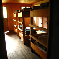 Un dortoir du Refuge de Prariond