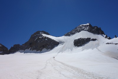 Têtes et Col du Replat depuis le vallon de la Selle