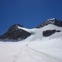 Têtes et Col du Replat depuis le vallon de la Selle