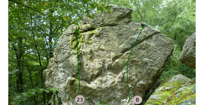 Blocs n°8 et n°23 vert Blocs n°8 et n°23 vert