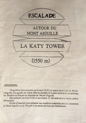 Katy Tower - Pas de l'Aiguille_1 Katy Tower - Pas de l'Aiguille_1