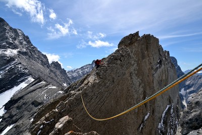 L'arête avant les 3 dernière longueurs L'arête avant les 3 dernière longueurs