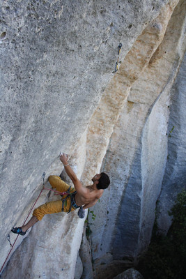 Décontraction dans "Le cauchemared de l'éléphant" à Buoux Décontraction dans "Le cauchemared de l'éléphant" à Buoux