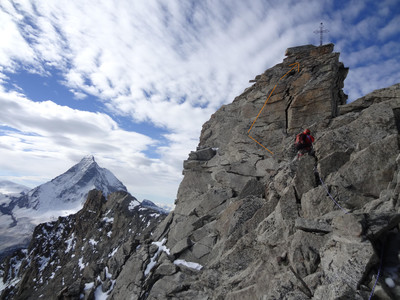 Escalade sous le sommet N