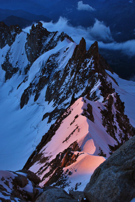 Arête Küffner, juillet 2012 Arête Küffner, juillet 2012