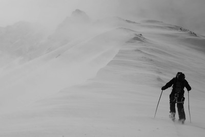 Tempète de neige dans le Kaçkar, Turquie Tempète de neige dans le Kaçkar, Turquie
