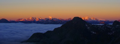 Les Ecrins s'enflamment... Les Ecrins s'enflamment...