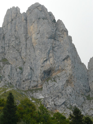 Les sultanes, vues de la cabane des clos au retour Les sultanes, vues de la cabane des clos au retour
