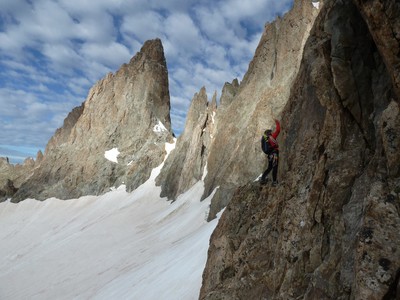 Pointe Brevoort arete SE Pointe Brevoort arete SE