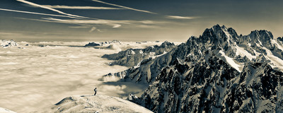 Début de la vallée Blanche Début de la vallée Blanche