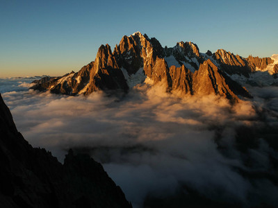 Coucher de soleil sur la Verte. Coucher de soleil sur la Verte.