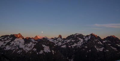 Panoramique depuis le pic coolidge Panoramique depuis le pic coolidge