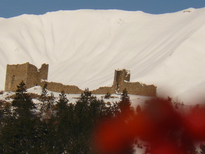 Fort de Réallon en hiver. Fort de Réallon en hiver.