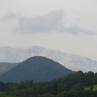 Schneeberg - Klosterwappen (left) and Kaisterstein (right)