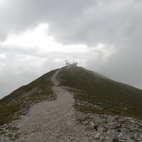 Schneeberg, Klosterwappen (main summit)
