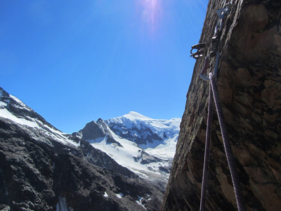 Sur l'éperon S-E du grand gendarme du Jägigrat Sur l'éperon S-E du grand gendarme du Jägigrat